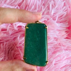 Deep Green Stone Pendant